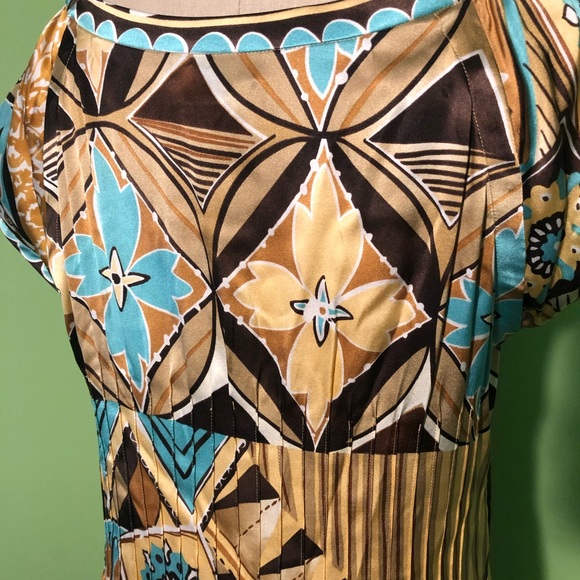 ECI New York Silk Patterned Dress - Picture 5 of 6